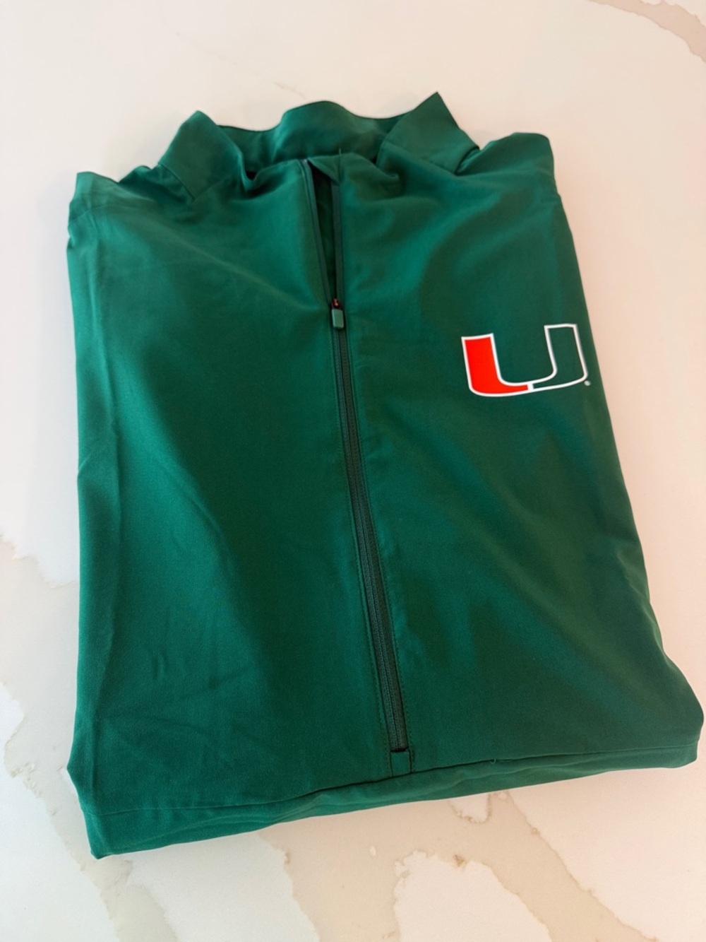 adidas Green Miami U Lightweight half zip jacket